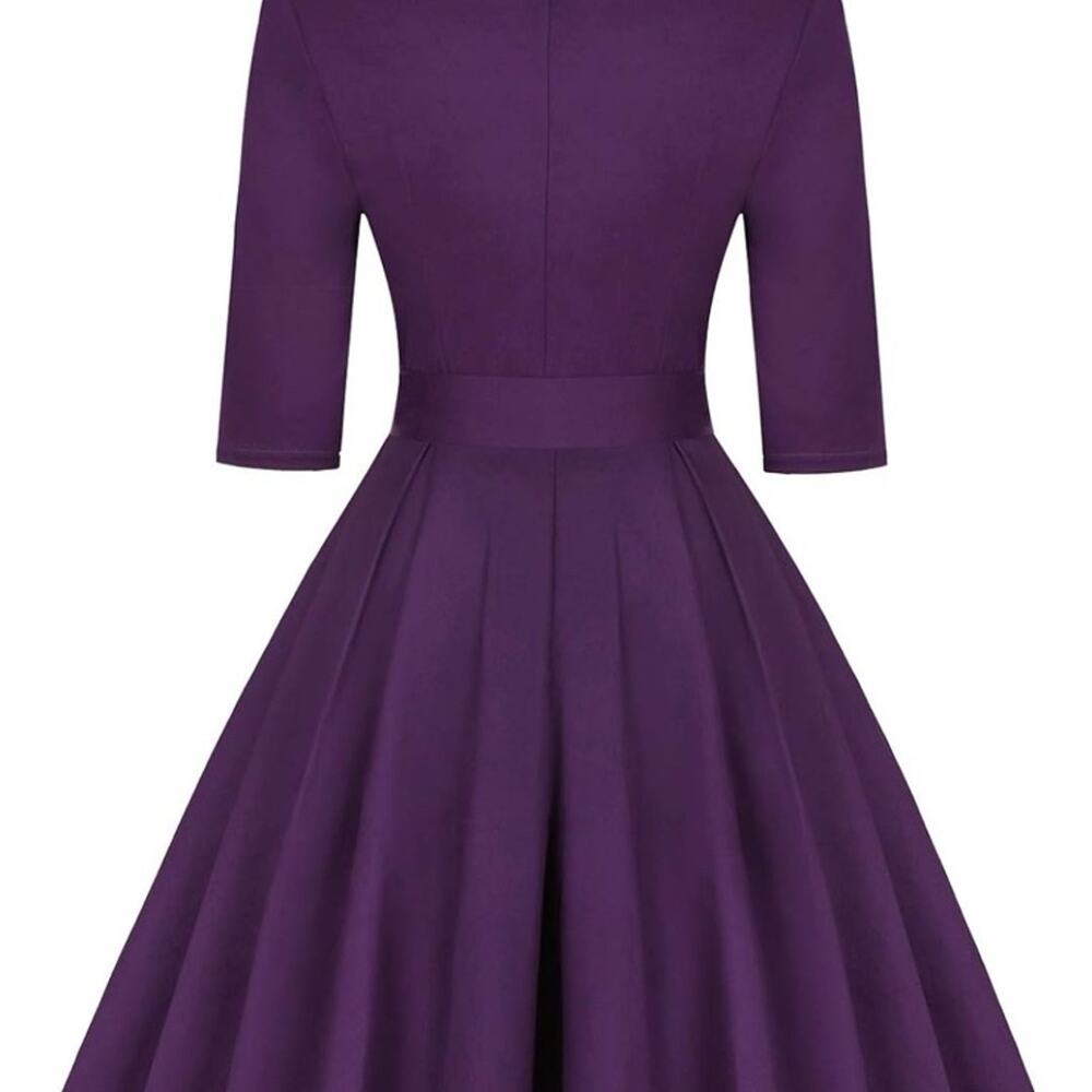 Medium Mint Limit Vintage Retro 1950s Wrap Half Sleeve Cocktail Dress.